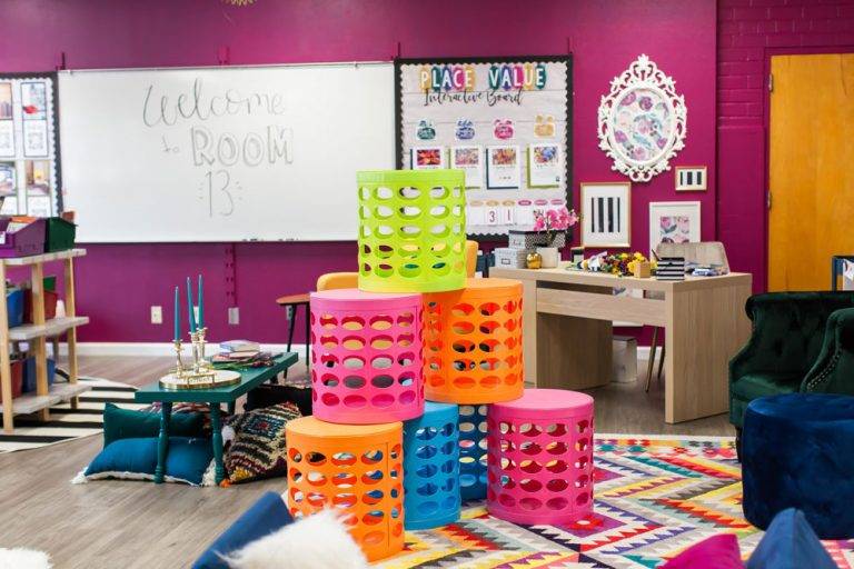 Otto Storage OTTO Storage Stool Turquoise Blue